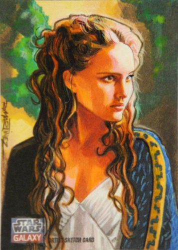 Star Wars Padme In Brian Schillingers Randy Martinez Comic Art Gallery Room 